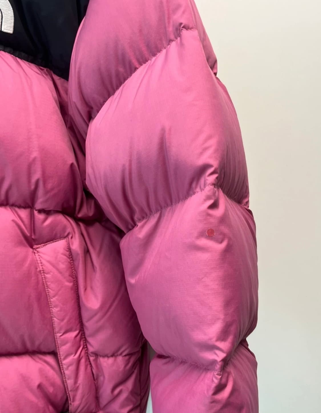 노스페이스 1996 눕시 핑크 패딩 L 상품이미지3