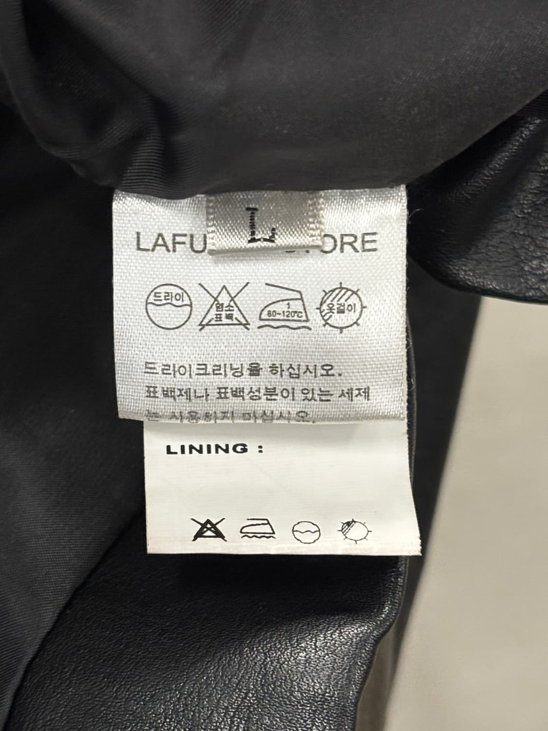 Fudge Store 남성 가죽 자켓 블랙 L 상품이미지5