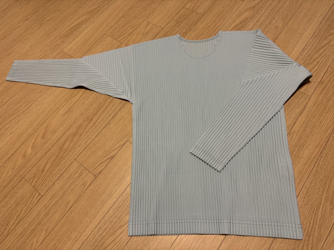 옴므플리세 베이직 긴팔 티셔츠 상품이미지2