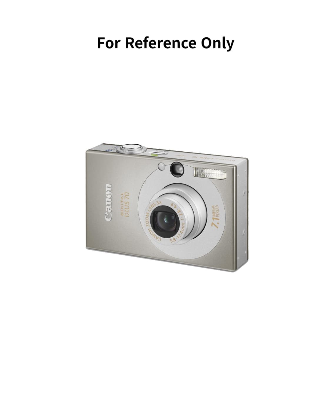 CANON IXUS 70 캐논 익서스 70 디지털 카메라 디카 상품이미지2