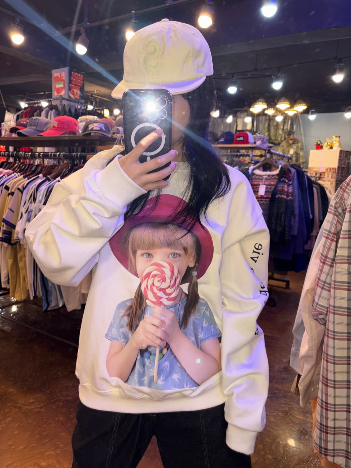 ADLV 베이비 페이스 롤리팝 스웻셔츠 상품이미지1