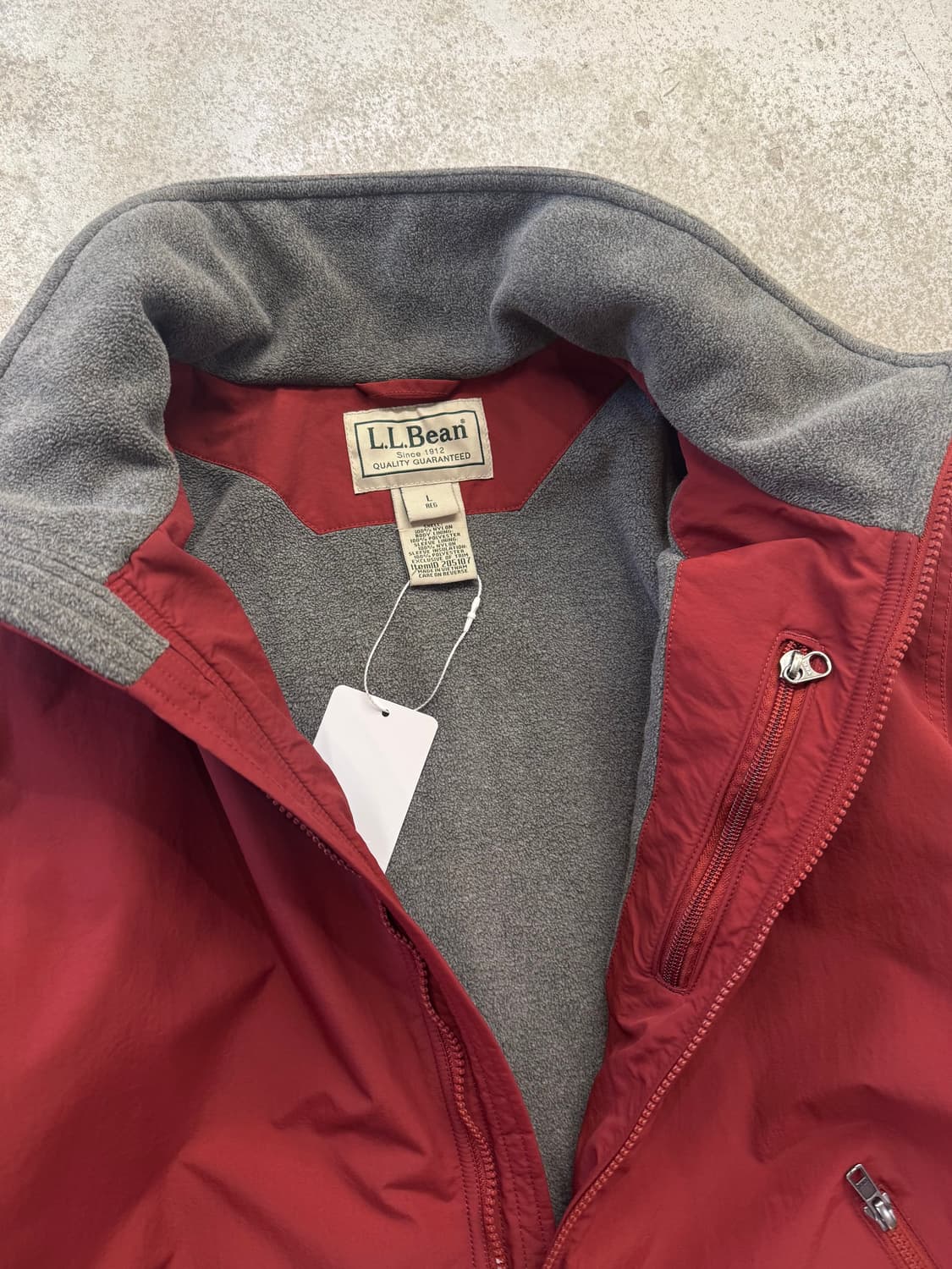 엘엘빈 플리스 라이닝 웜업자켓 상품이미지3