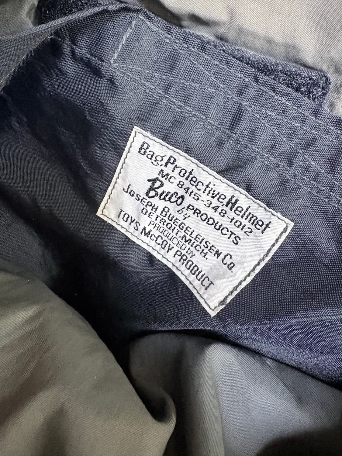 토이즈 맥코이 Buco 헬멧백 블랙 나일론 토트 상품이미지3