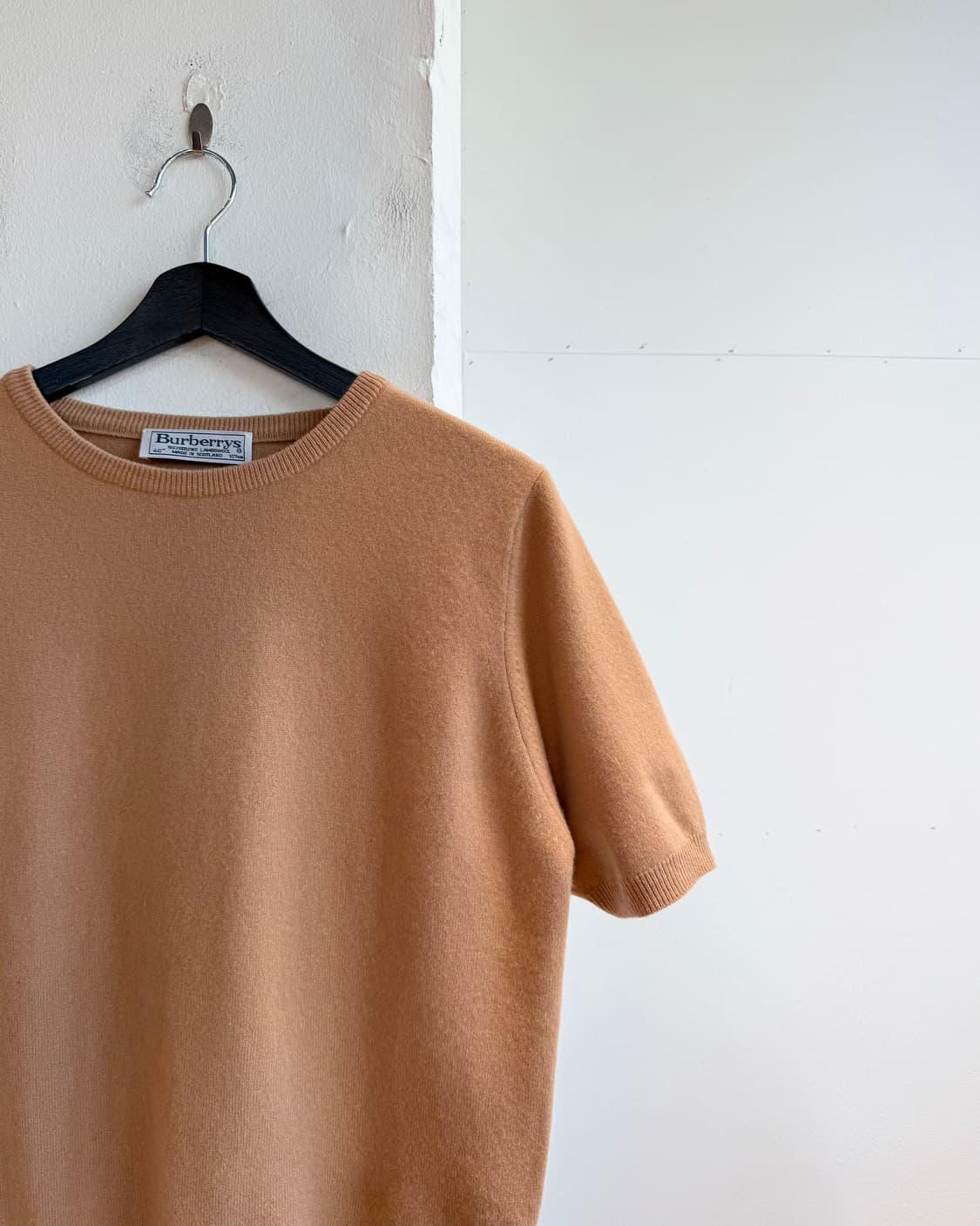 버버리 베이지 램스울 하프 니트  상품이미지5