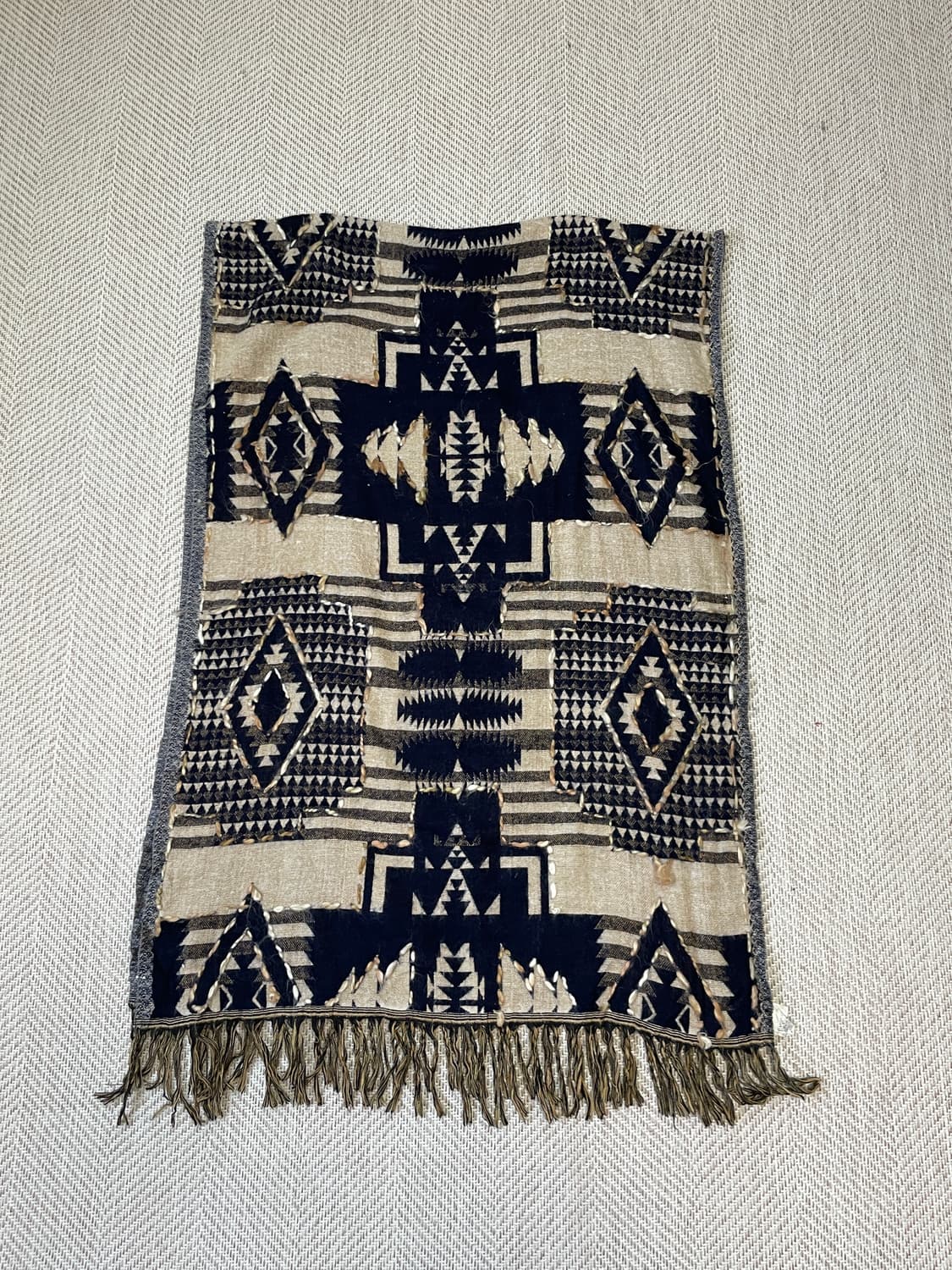 네이티브 아메리칸 사우스웨스턴 아즈텍 블랭킷 J03473 상품이미지4