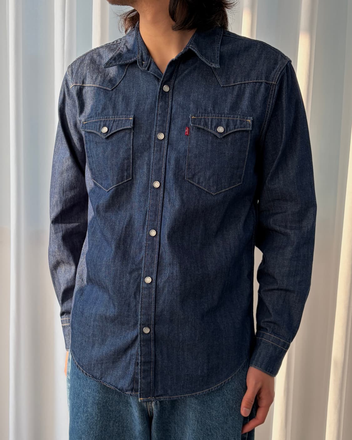 [M]리바이스 클래식 웨스턴 데님 셔츠 상품이미지4
