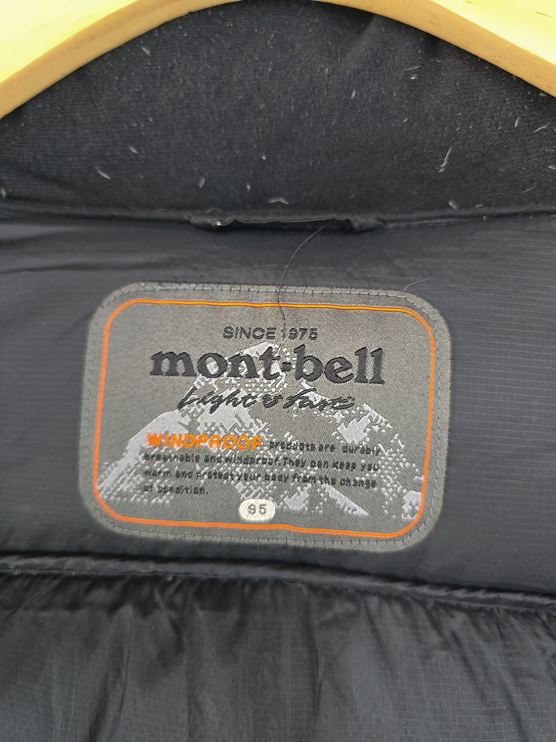 몽벨 윈드프루프 구스다운 자켓 95 상품이미지7