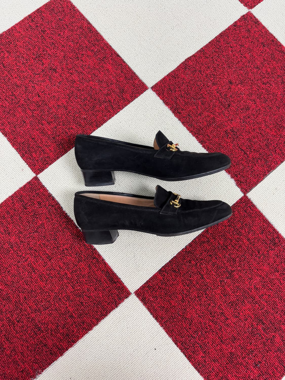Old CELINE Dark brown Suede Rofer 상품이미지4