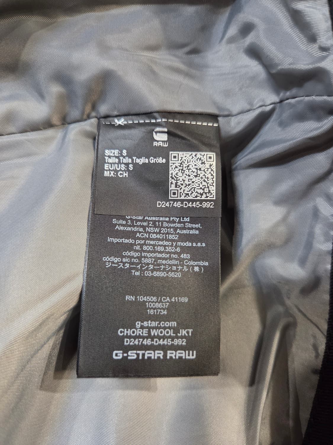 G-Star RAW 차콜 그레이 자켓 상품이미지10