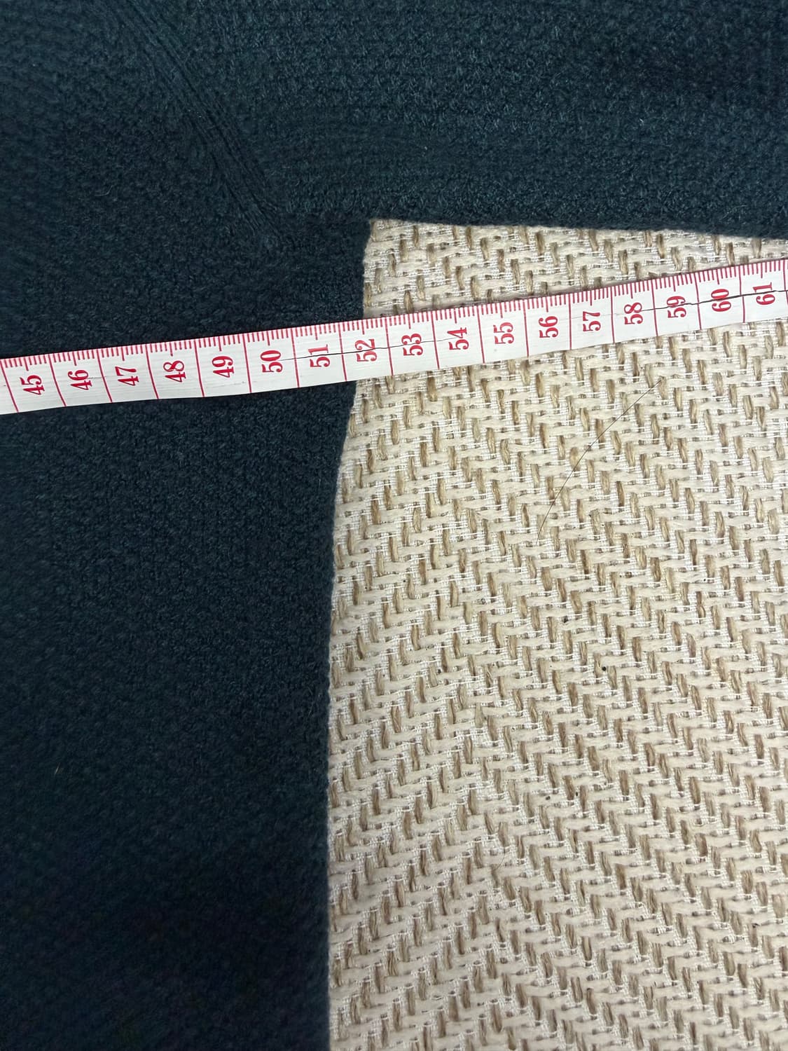 정품) TIME 타임옴므 한섬 캐시미어100 배색 니트 100 상품이미지7