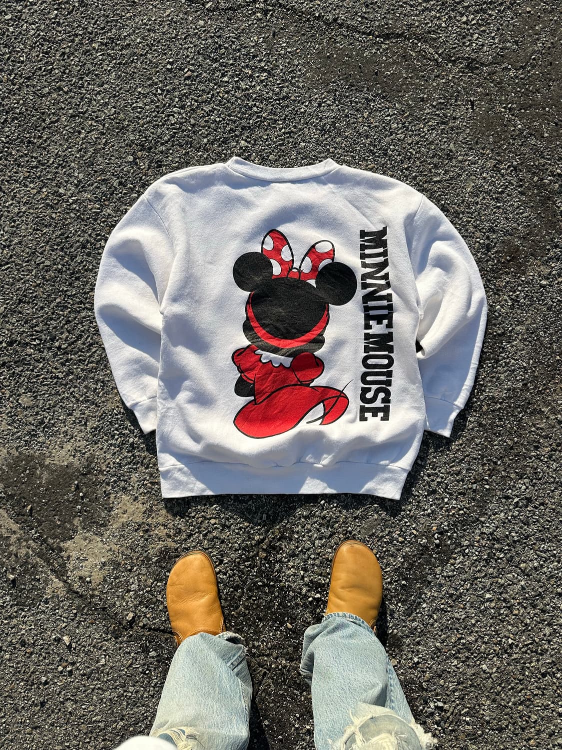 90’s Disney Mickey front/back sweatshirt 상품이미지5