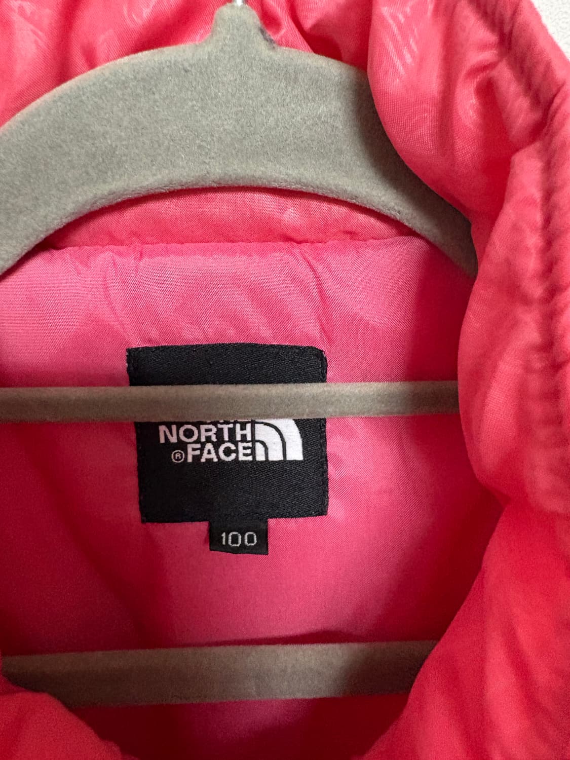 노스페이스 핑크 경량패딩 상품이미지4