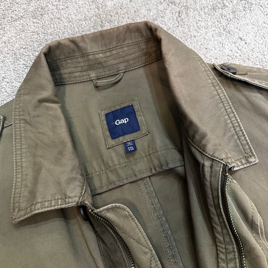 갭 빈티지 올리브 더스트 필드 자켓XXL 상품이미지2