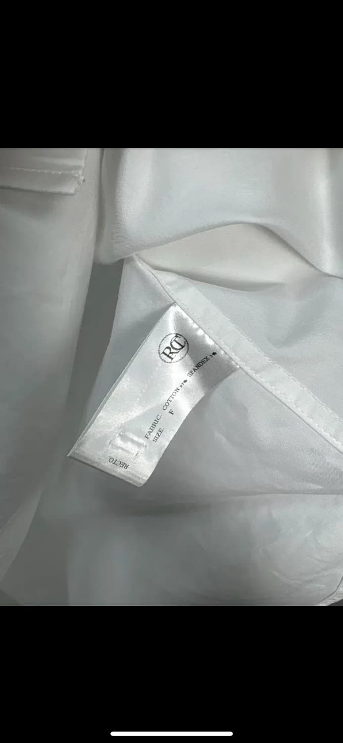 렉토 자수로고 커프스 셔츠 H1647 상품이미지6