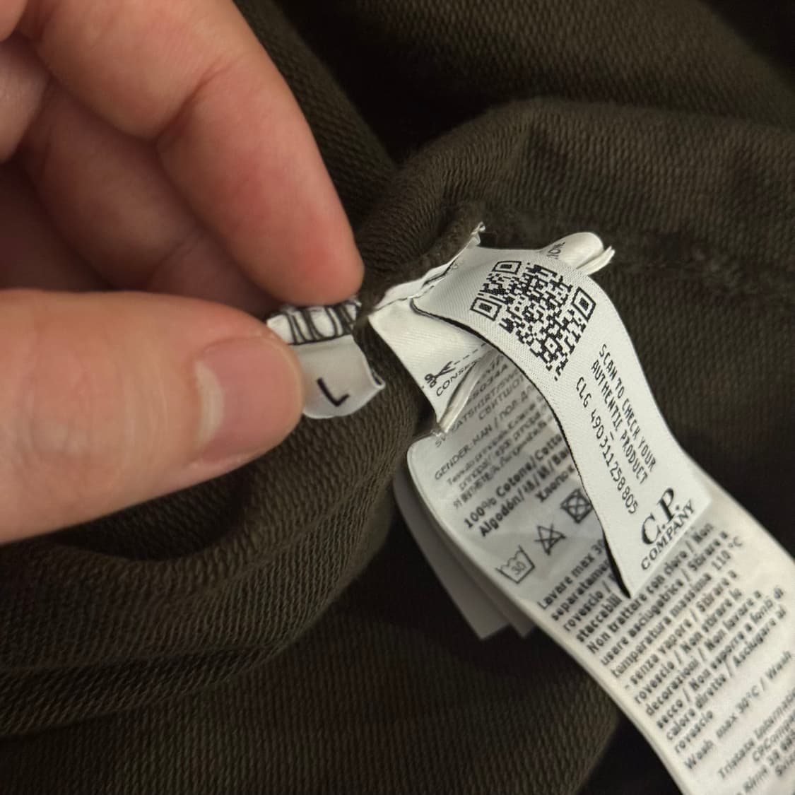 CP컴퍼니 렌즈 와펜 후드집업 L 상품이미지7