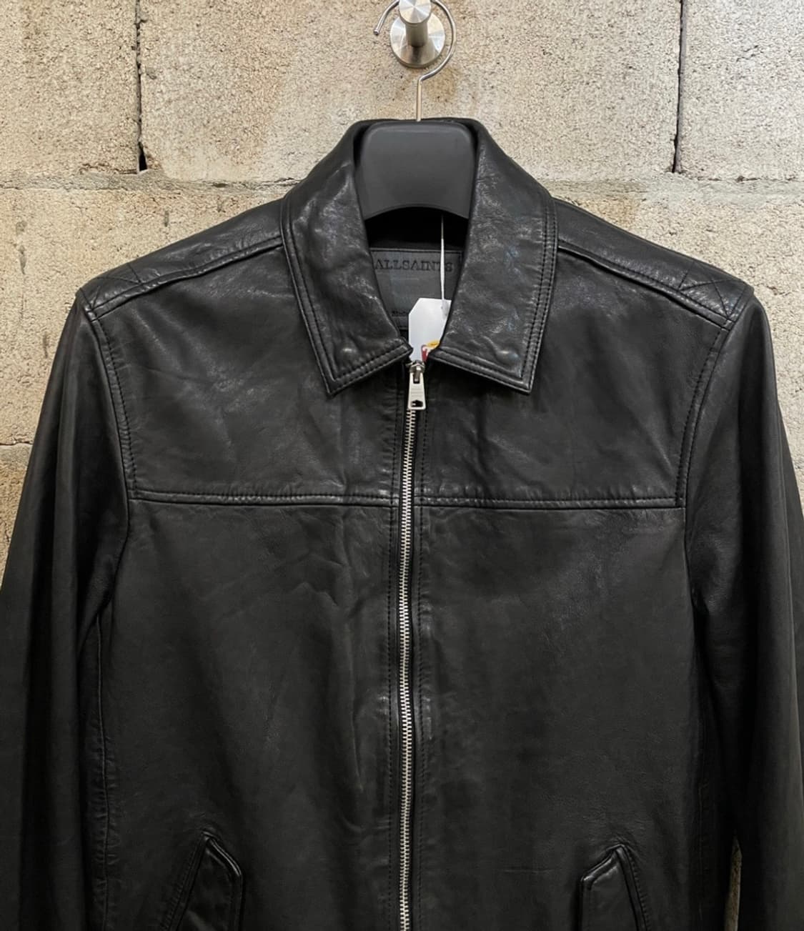 All Saints 바스톤 램스킨 레더 자켓 상품이미지3