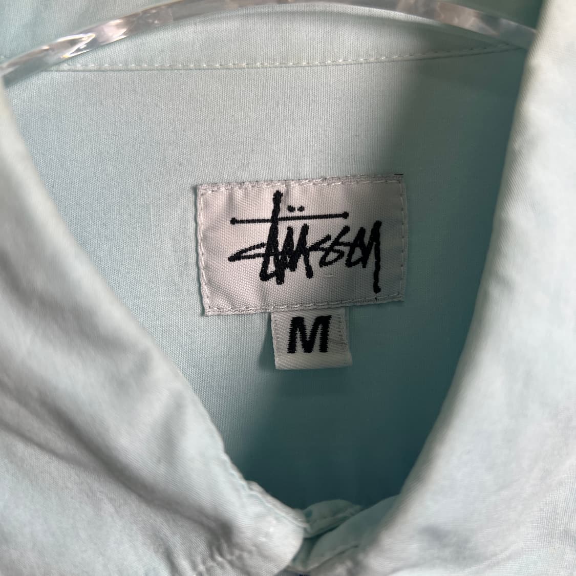 90's stussy 올드 스투시 멀티 패턴 패치워크 반팔 셔츠 M 상품이미지4
