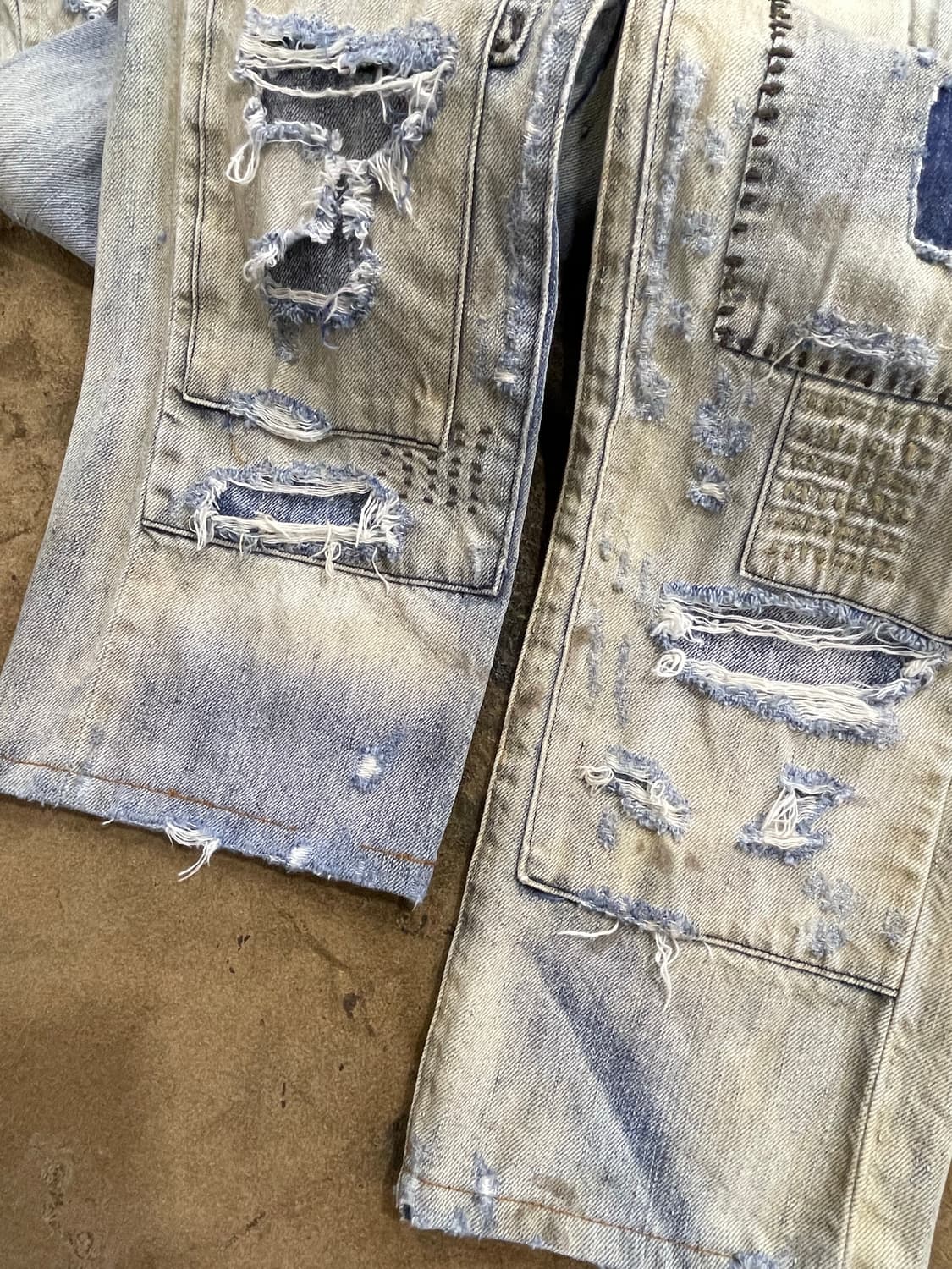 폴로랄프로렌(DS)/멀티패치 디스트레스드 청바지(31“) 상품이미지5