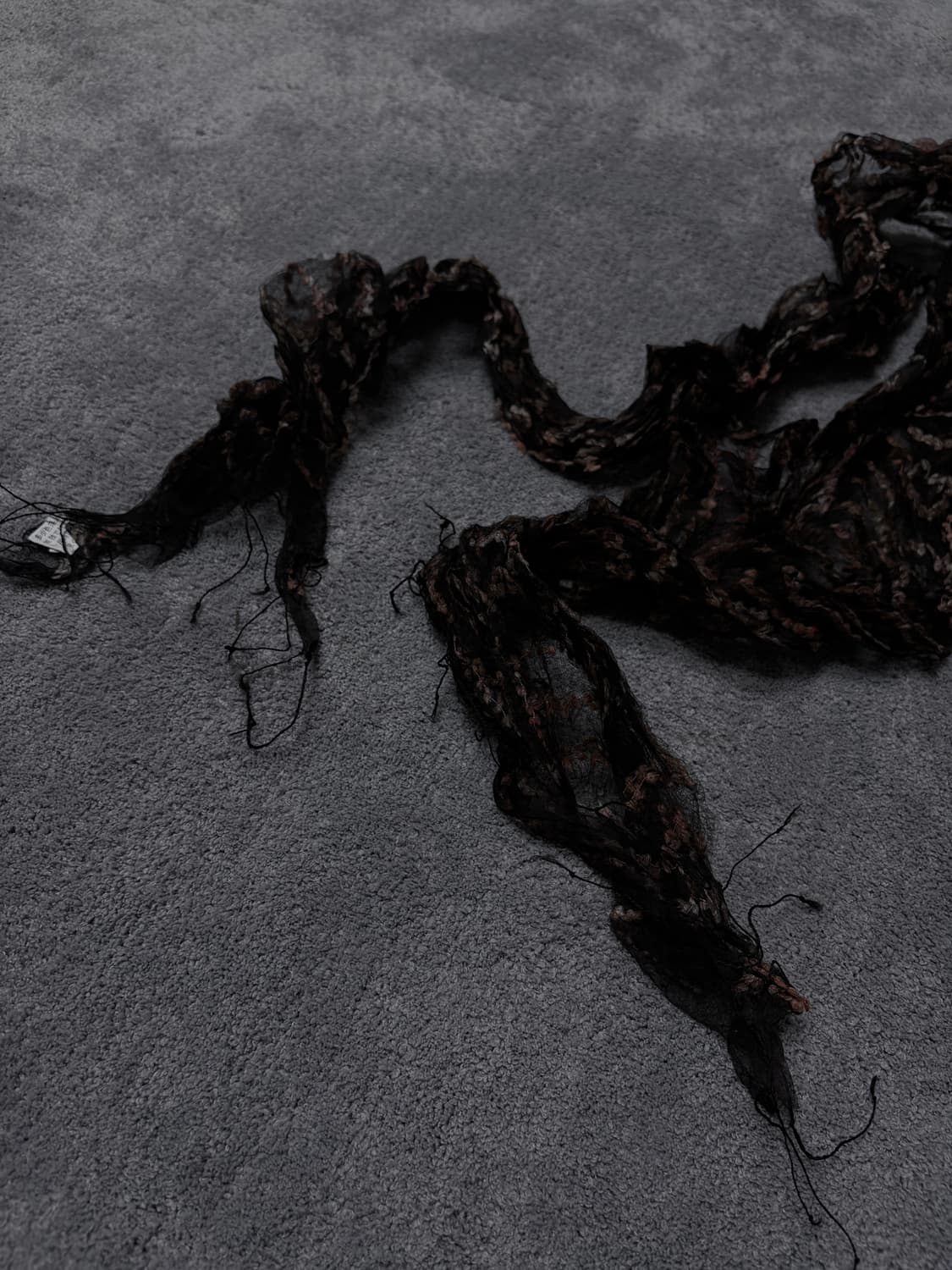 vintafe gothic punk Leaf...scarf 상품이미지2