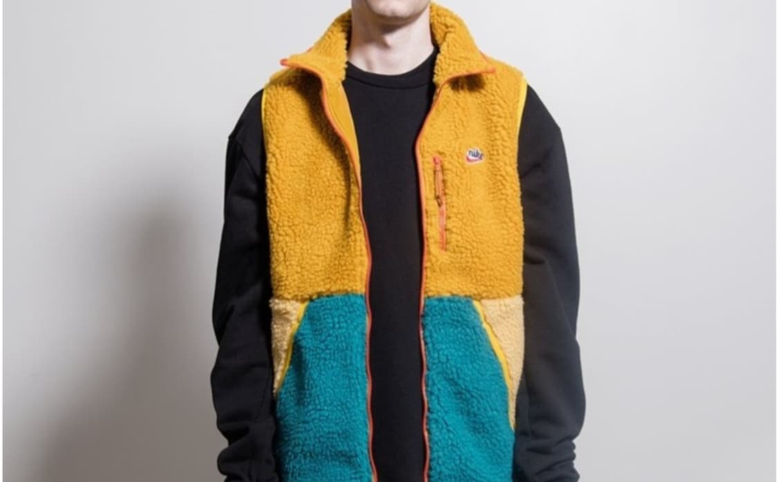 남성L 나이키 쉐르파 셰르파 양털 후리스 뽀글이 조끼 상품이미지2