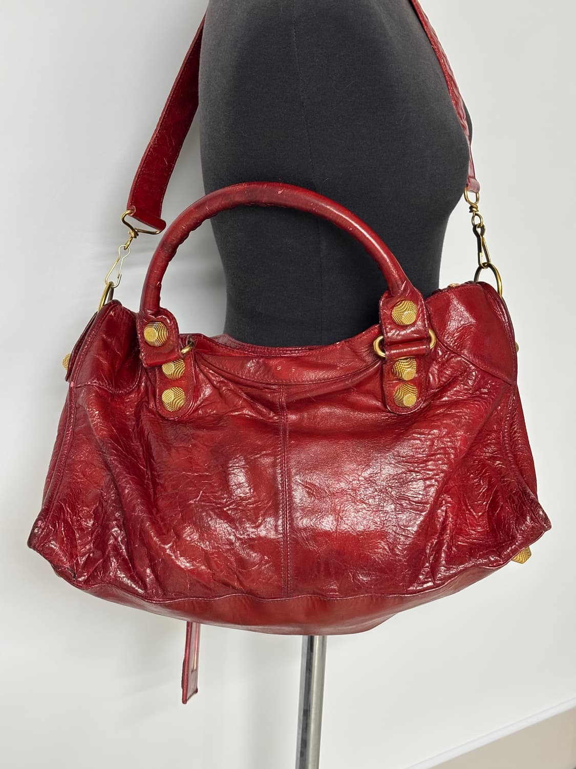 발렌시아가 자이언트 파트타임. 모터백 시티백 르시티 르카골 상품이미지3