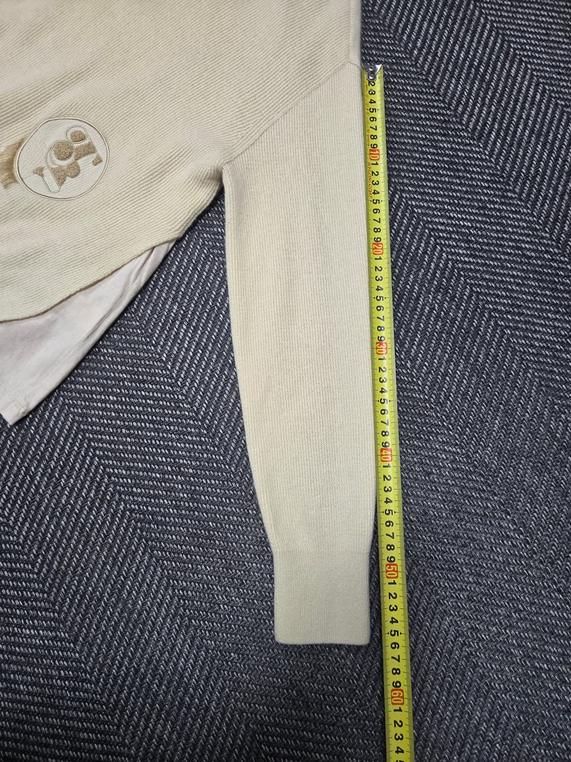 한섬 시스템 SYSTEM 아이보리색 니트티 상품이미지8