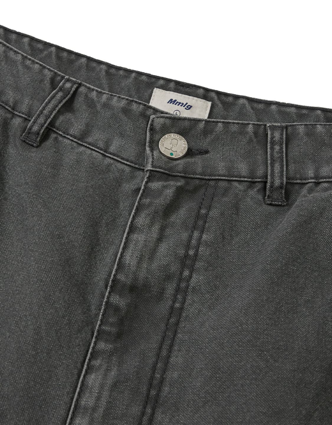 Mmlg 워시드 와이드 팬츠 차콜 L (새상품) 상품이미지3