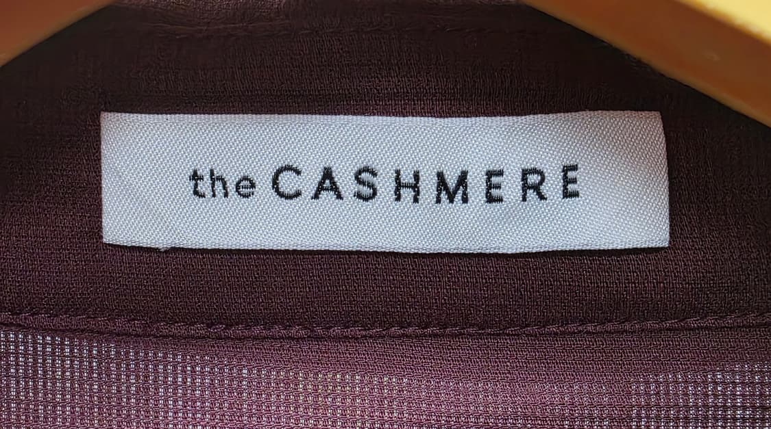 더캐시미어 셔츠형 반팔 롱원피스 55~66  와인 여름원피스 WM70 상품이미지3