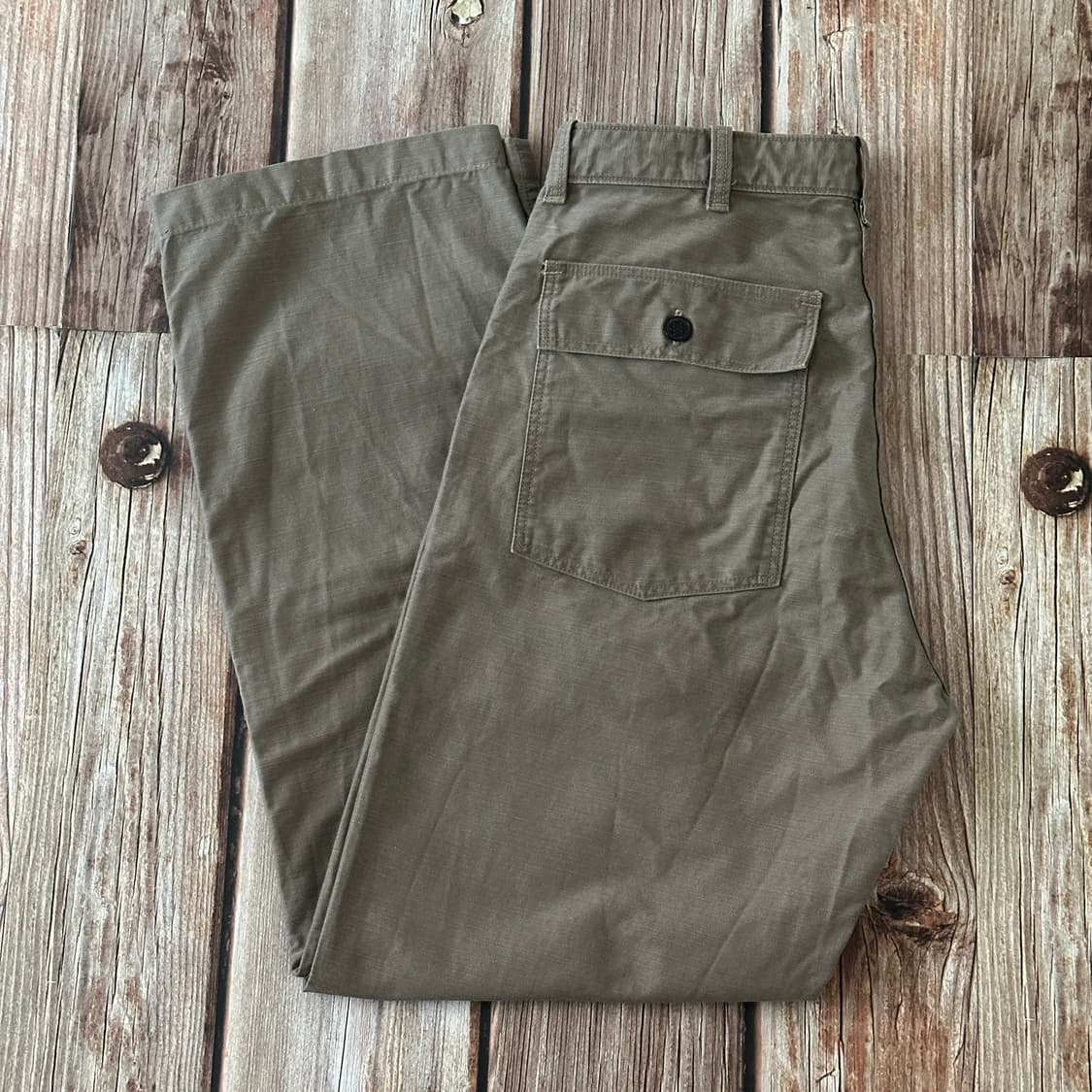 더블웍스 퍼티그 팬츠 베이지 색상 ww24002 32사이즈 상품이미지1