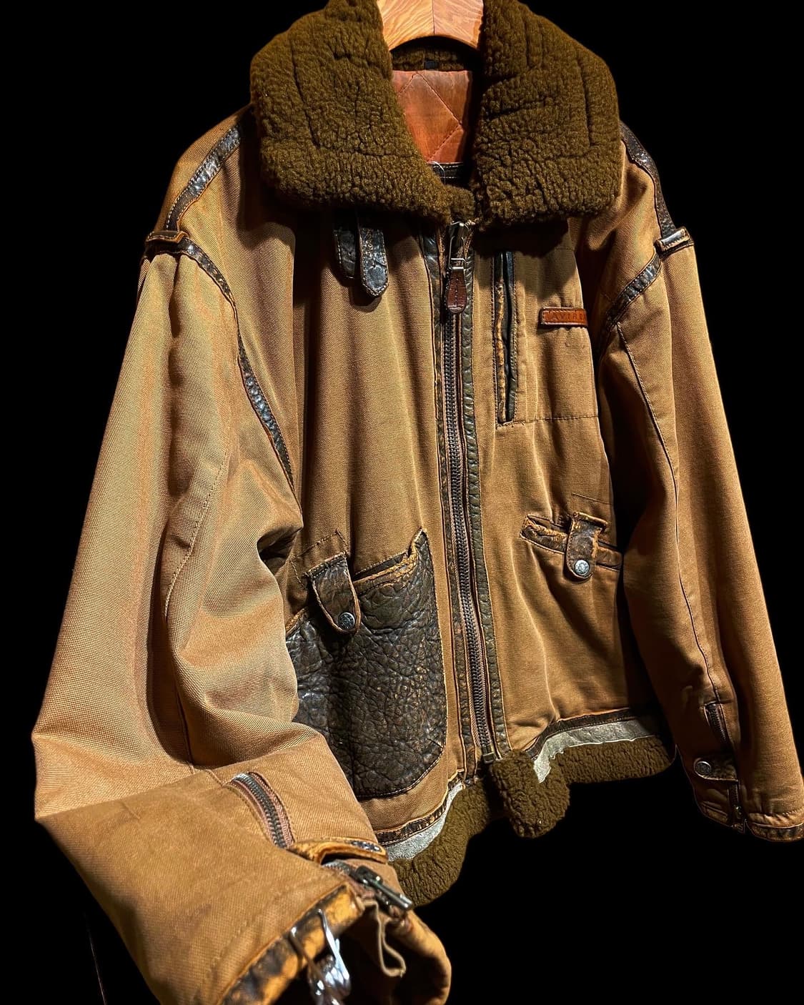 아비렉스 밀리터리 무스탕 자켓 상품이미지6