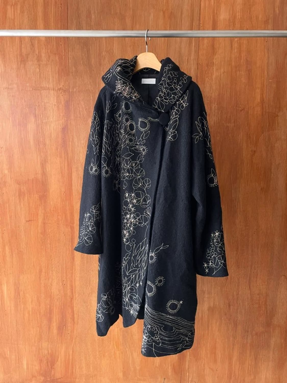 보타니컬 울 자수 코트 상품이미지4