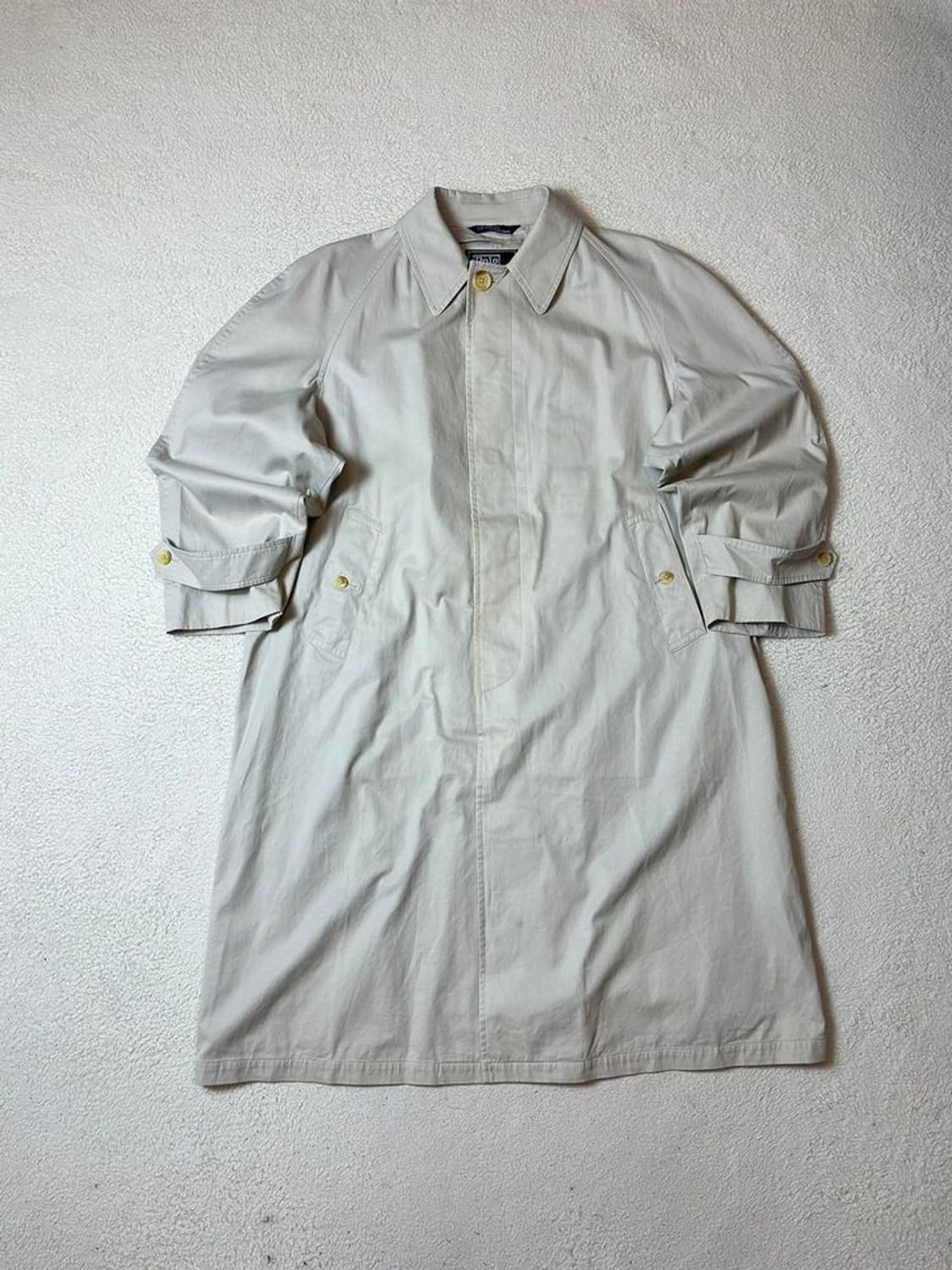 폴로 랄프로렌 00's 재팬 오버 싱글 트렌치 코트 PN7535 상품이미지1