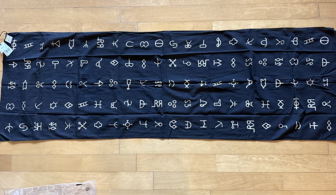 RRL Lightweight Japan Cotton 그래픽 스카프 상품이미지1