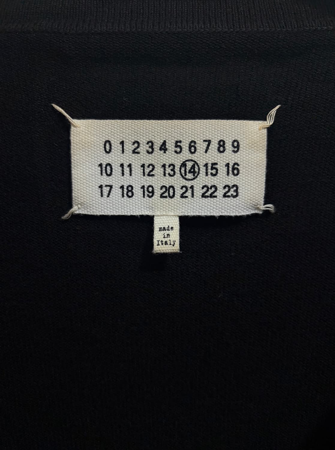 마르지엘라 엘보우패치 가디건 블랙 상품이미지4