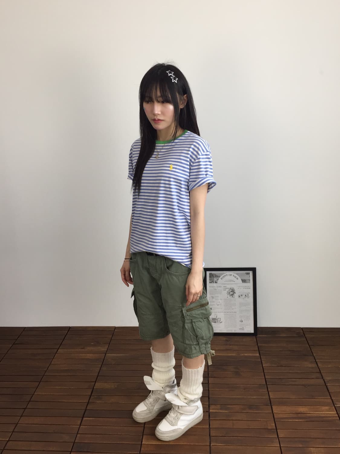 Polo Ralph Lauren Stripe Navy Tee 상품이미지1