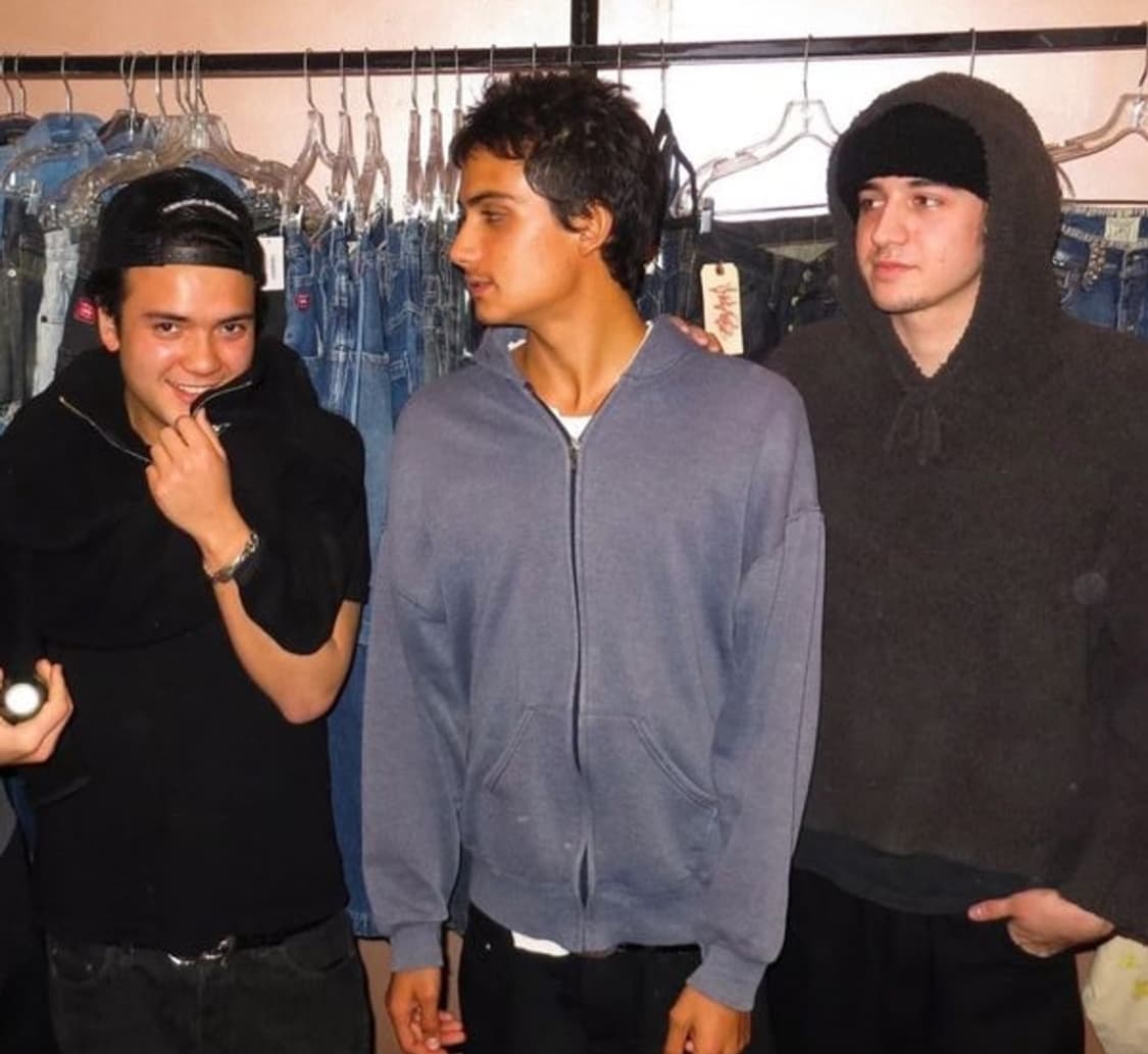 90s 빈티지 러셀 후드집업 다크그레이 L USA 상품이미지8