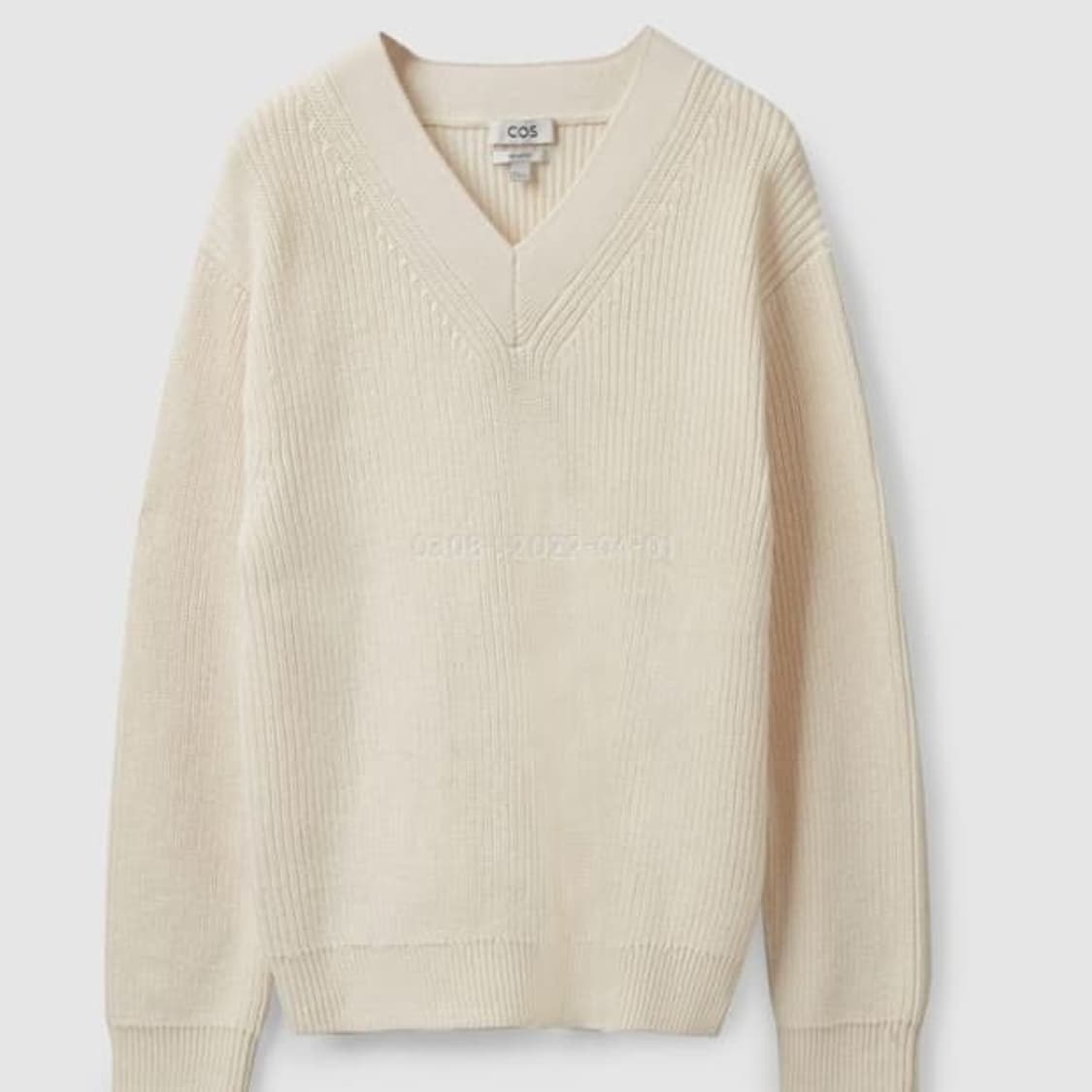 COS 오버사이즈 브이넥 니트 M 상품이미지3