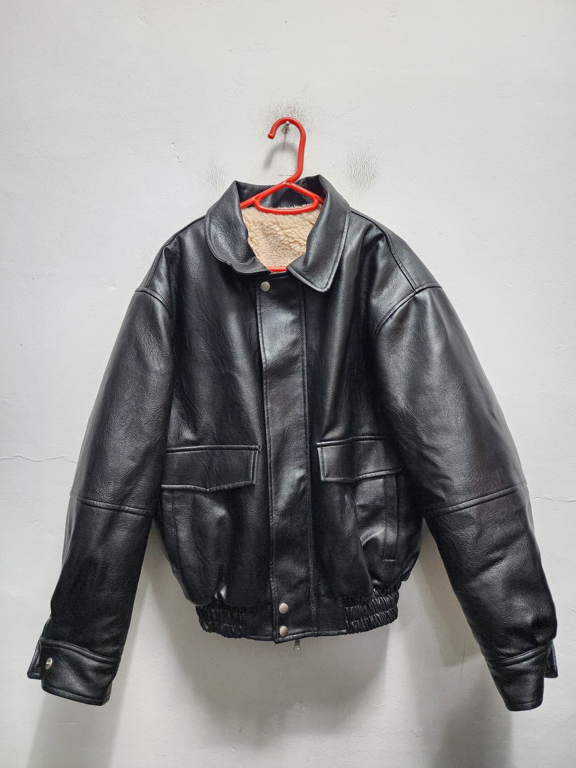 라퍼지스토어 히든레더 양털 무스탕 자켓 상품이미지1