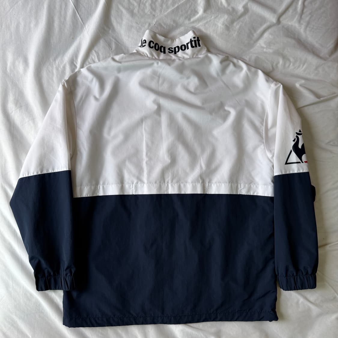 2+1) 르꼬끄 스포르티브 화이트 바람막이 XL 상품이미지5