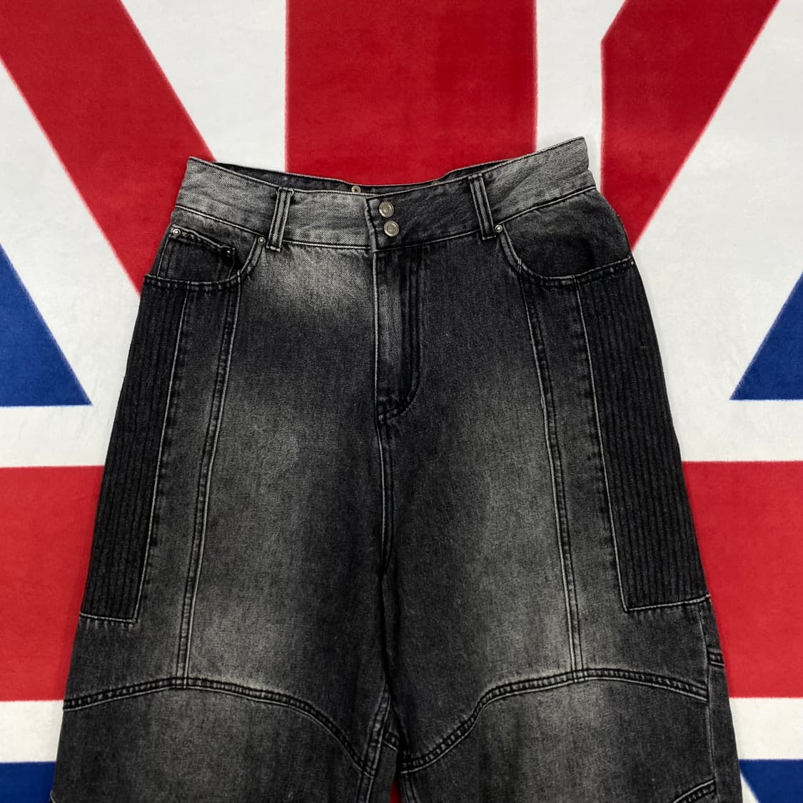 메종미네드 흑청데님팬츠 46 실측 30-32 상품이미지2