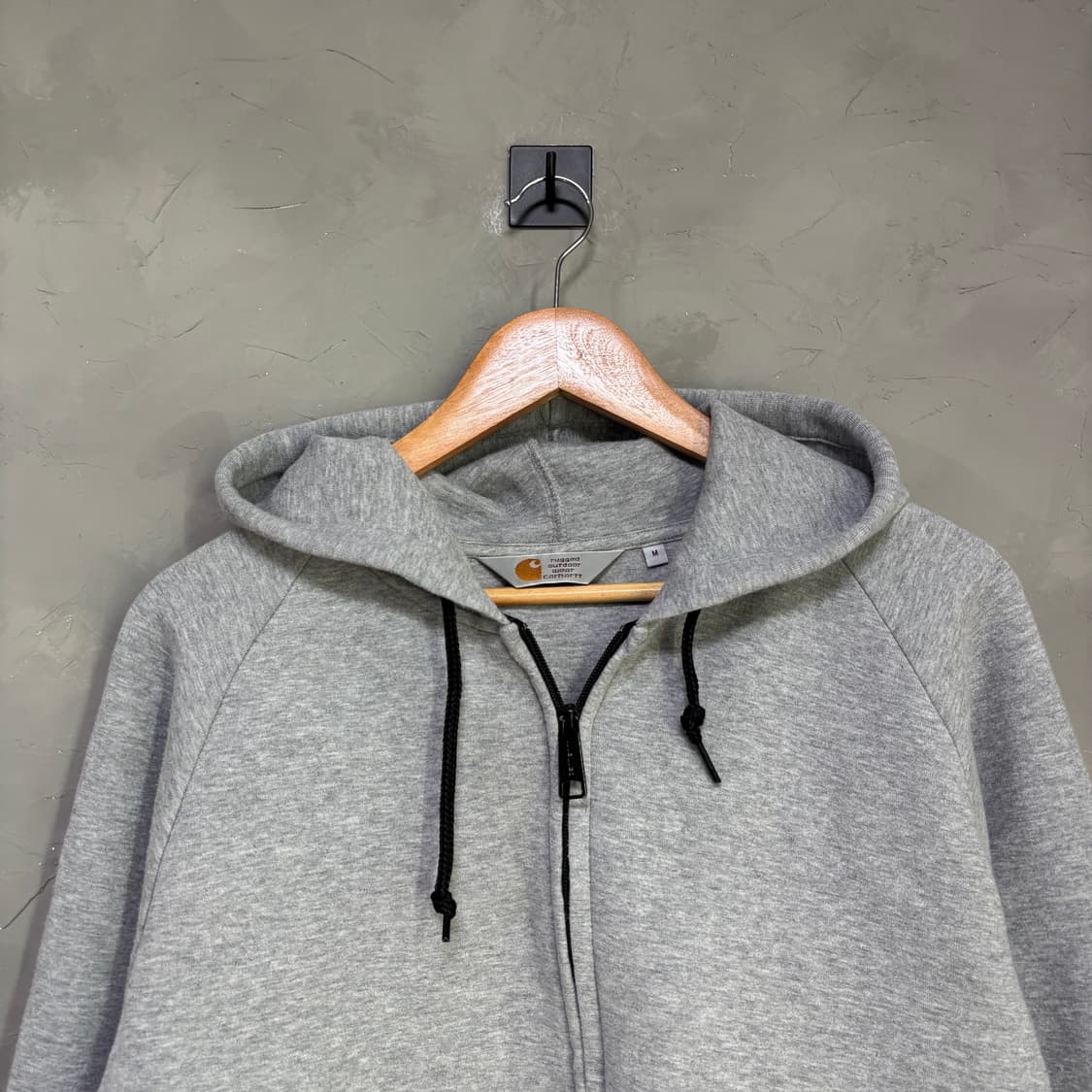 칼하트 wip 라이트 카럭스 후드집업 그레이 상품이미지2