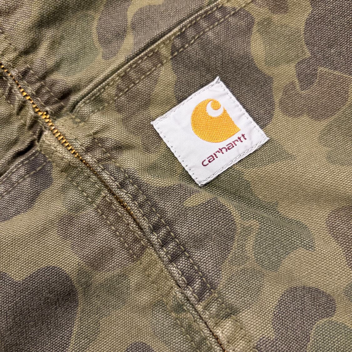 [L] 칼하트 WIP 덕 카모 밀리터리 후드 액티브 자켓 D765 상품이미지7