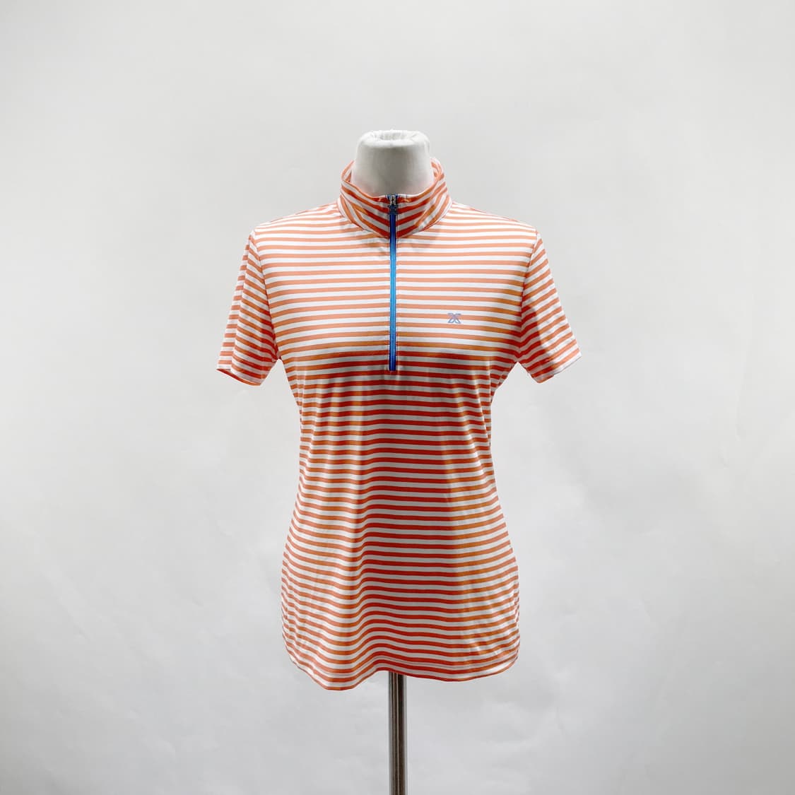 JDX 여성반팔티셔츠 반집업 주황 90  상품이미지1