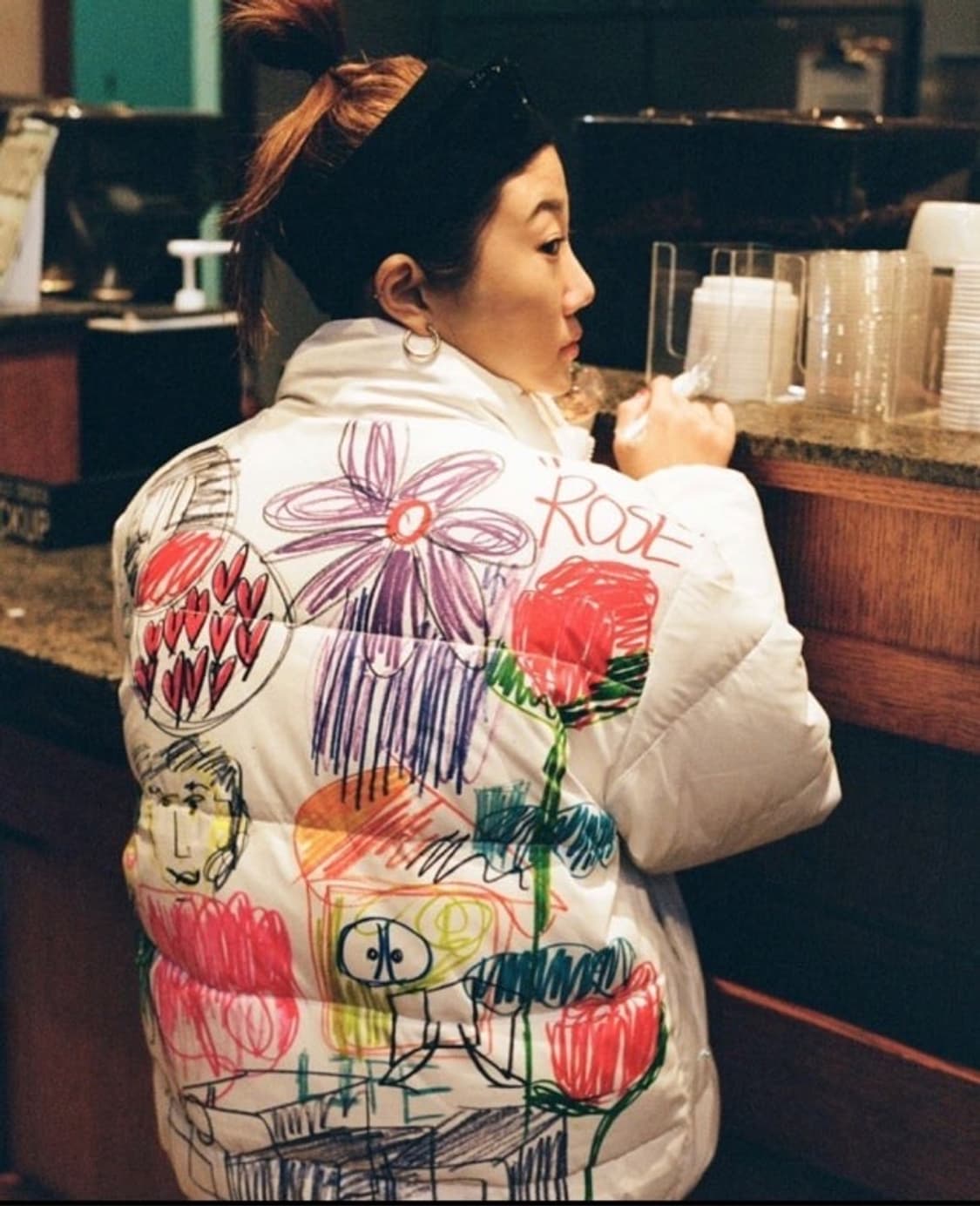 더뮤지엄비지터X마뗑킴 패딩 M 2019fw 상품이미지1