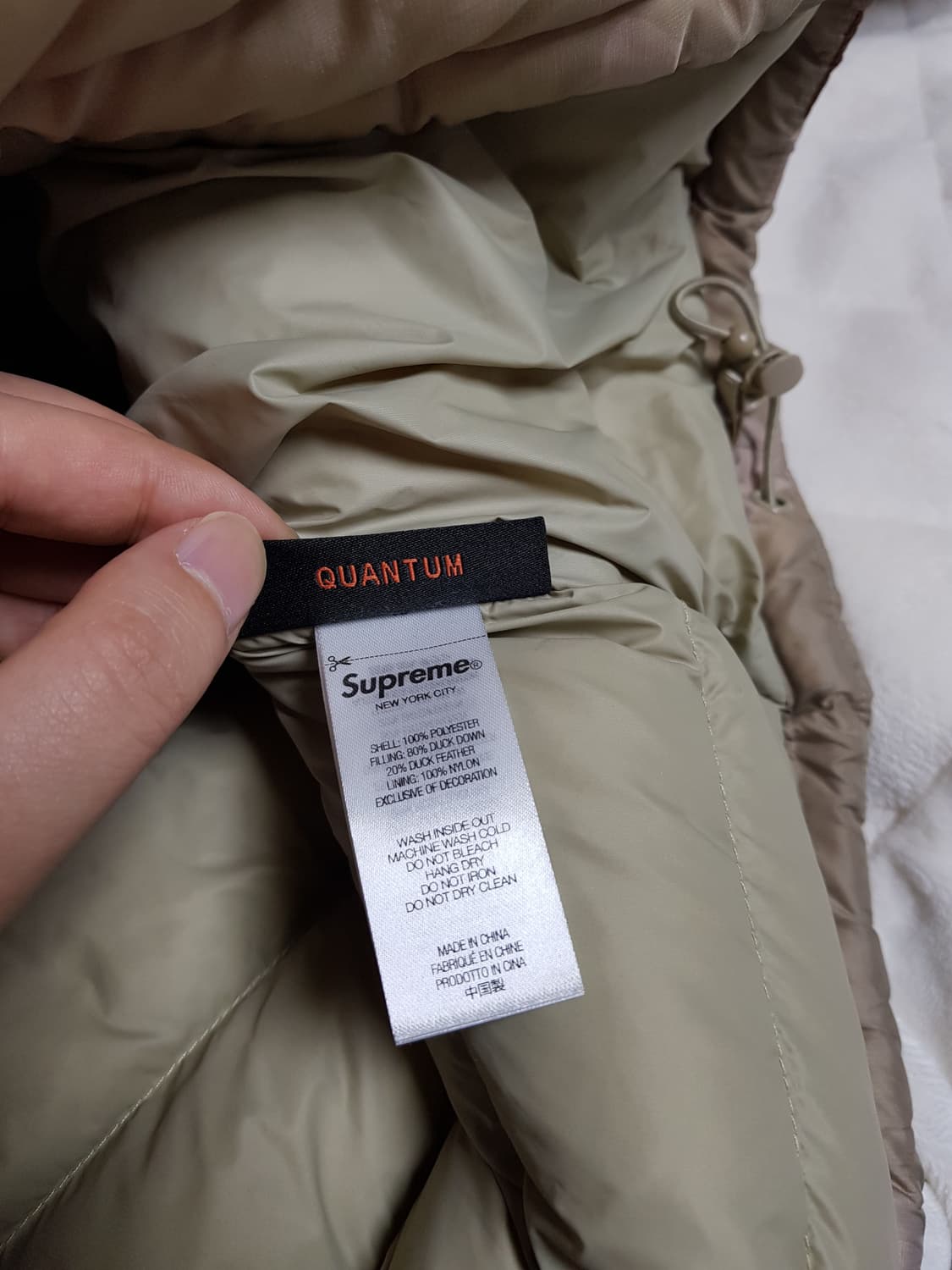 슈프림 마이크로 다운 하프 집 후드 패딩 데저트 카모 24FW 상품이미지7