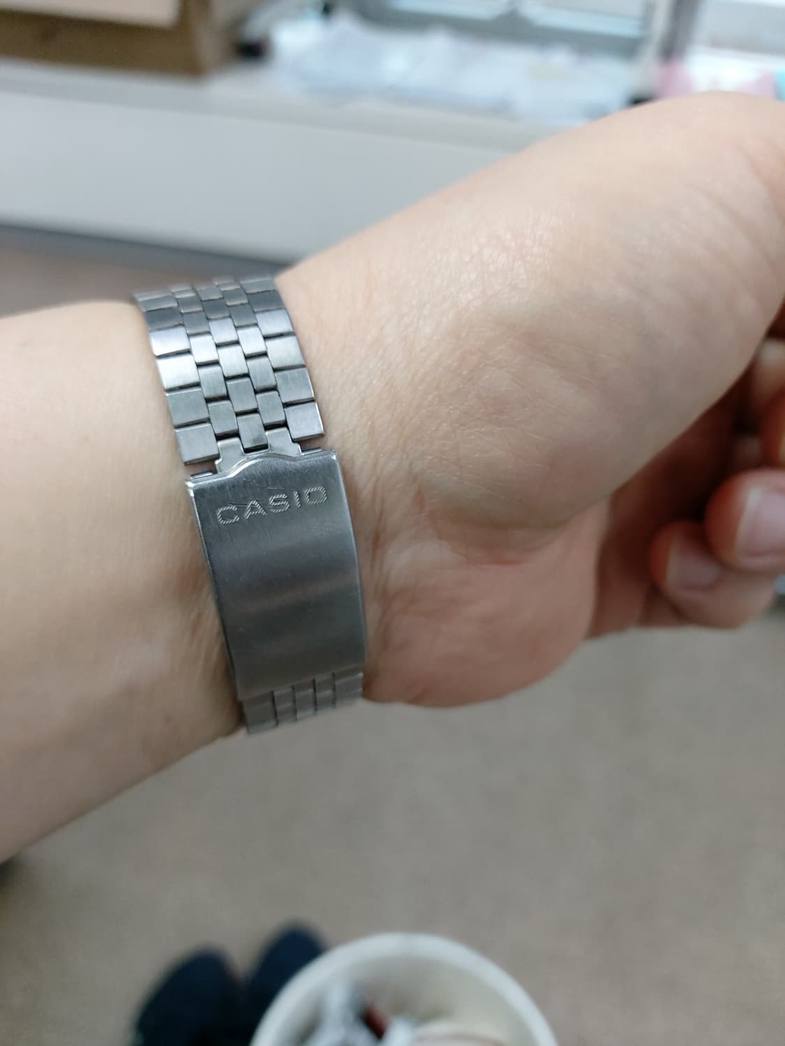 카시오 메탈 밴드 전자시계 상품이미지6