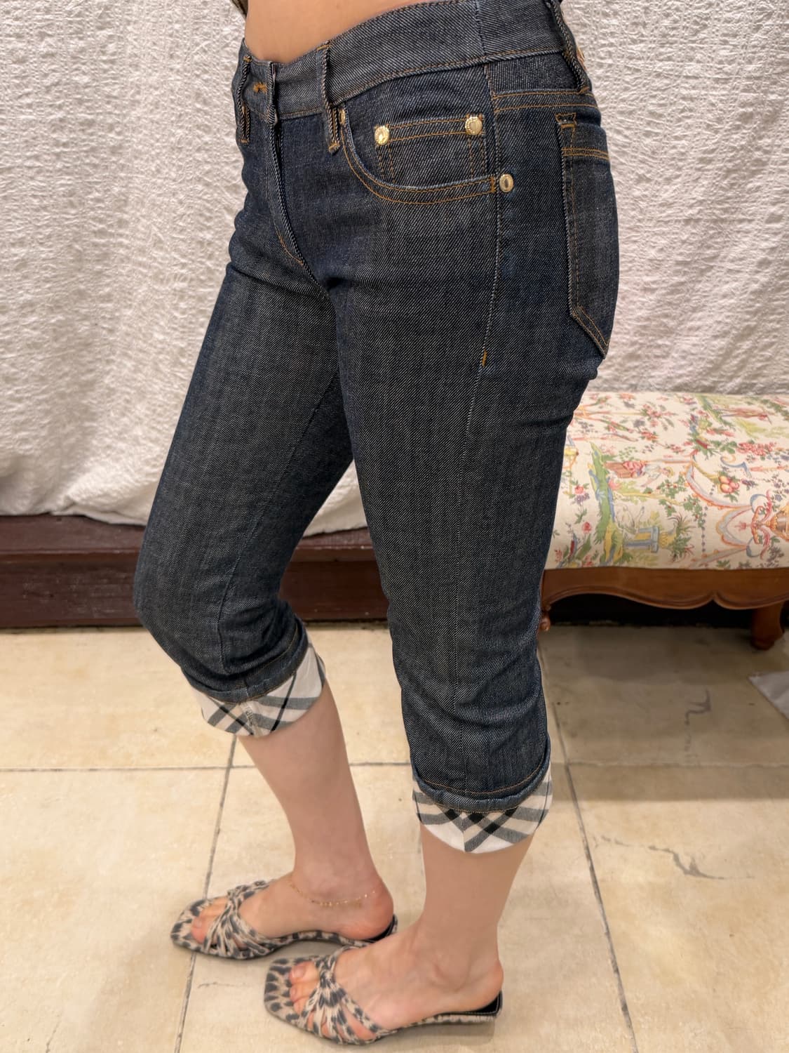 Burberry blue label denim capri 상품이미지1