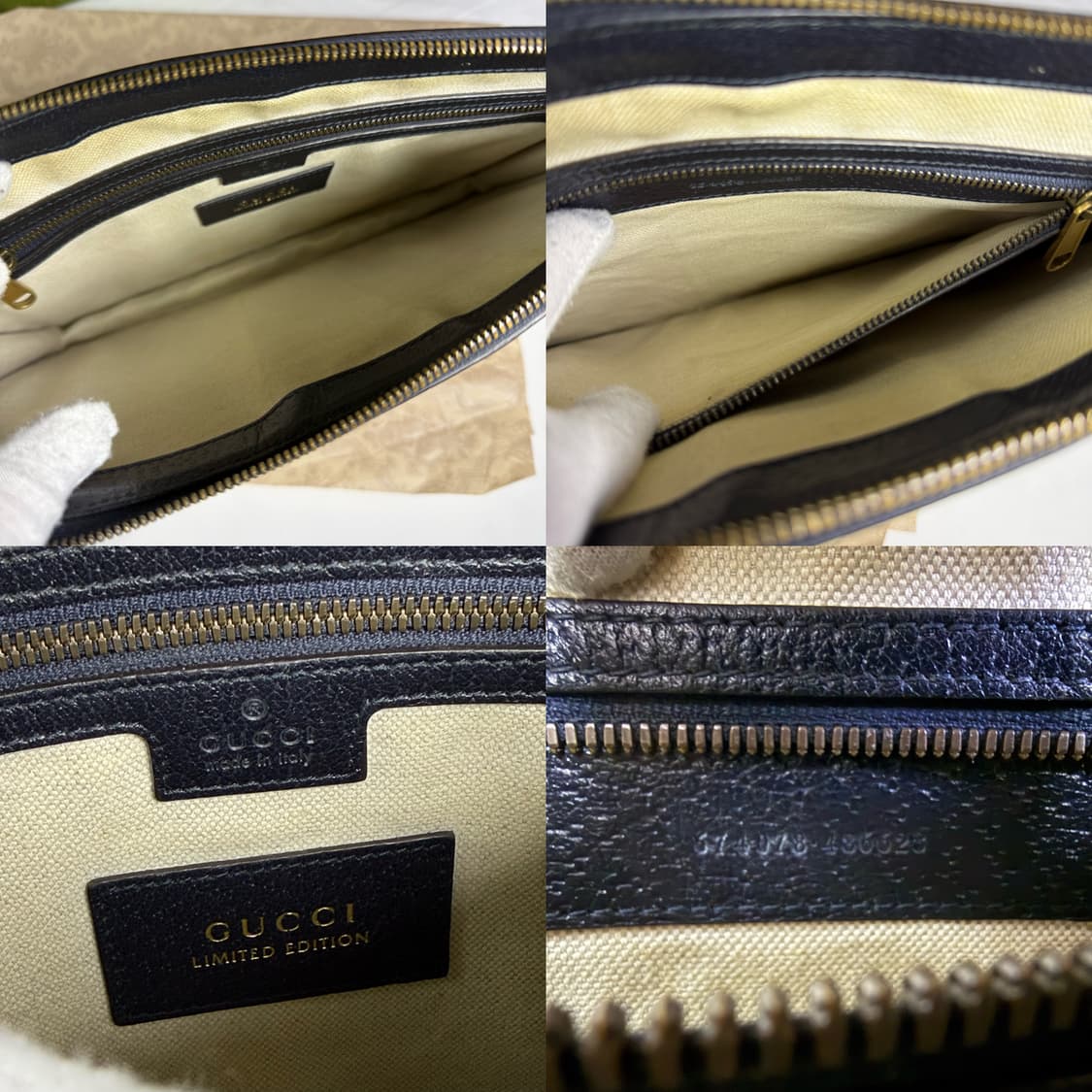 [단종 모델] 구찌 오피디아 GG 익스클루시브 포트폴리오 클러치 상품이미지4