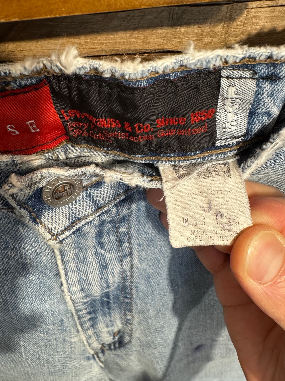 90s usa made levis silvertab denim pants 상품이미지5