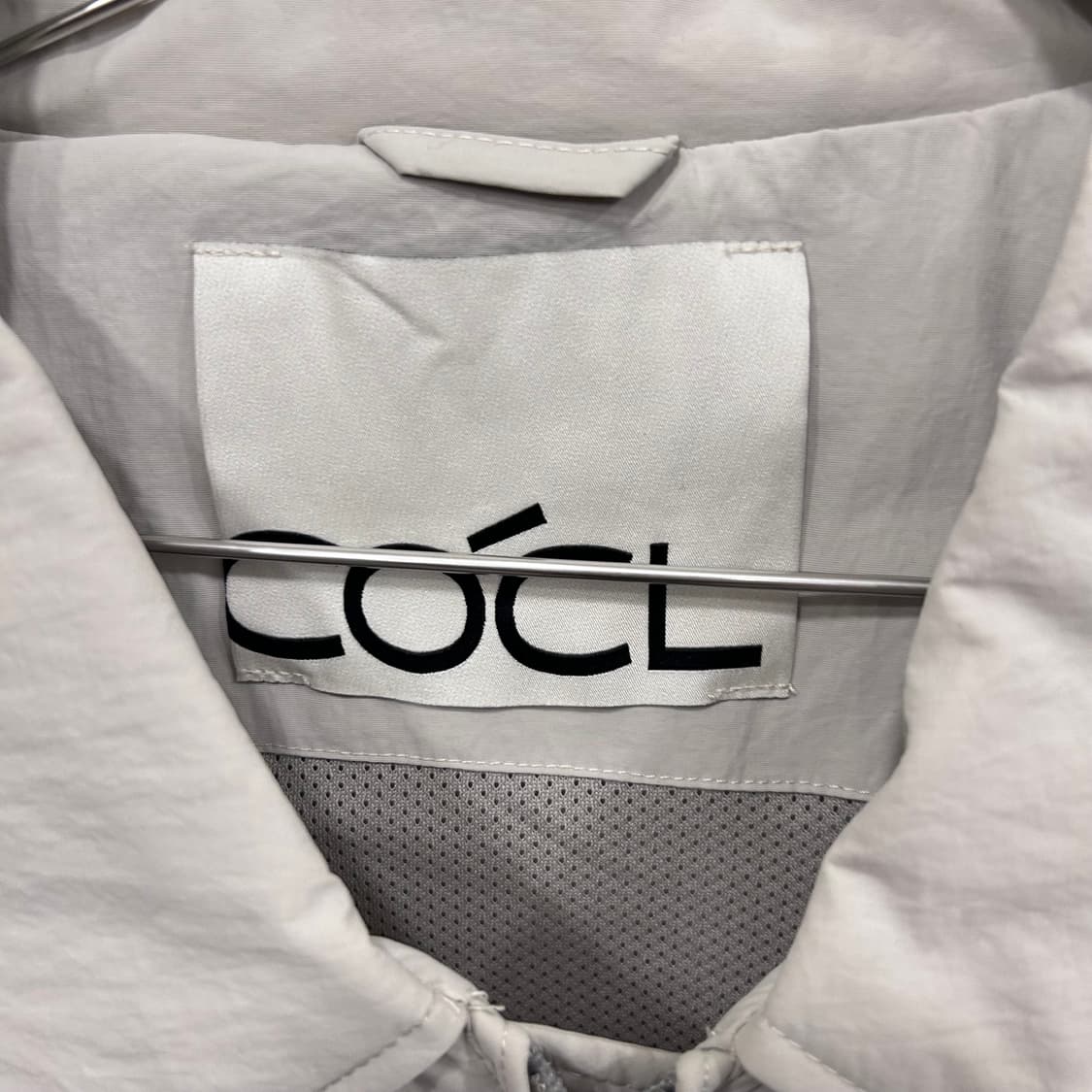 커스텀 어 클락 이너메쉬 나일론 카라 자켓 상품이미지3